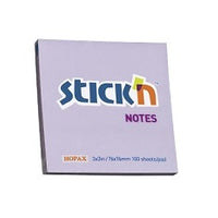 Notas Adhesivas (Post-it) 3x3 Morado Pastel - Stick'n